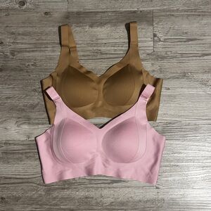 Seamless Comfort Everyday Bra - Pink & Tan